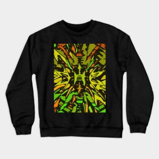 Tropical Pattern Crewneck Sweatshirt